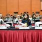 Menkomdigi Meutya saat hadiri Acara Rapat. Dok Humas. (Riski/Kliknusa.id).