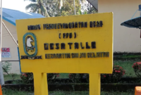 Papan Nama Kantor Desa Talle (Ist)