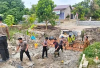 Kapolres Siak Pimpin Pembangunan Jembatan Presisi Tahap II di Sungai Apit dan Kandis