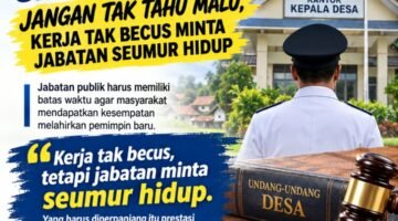 Tokoh masyarakat Kabupaten Ogan Komering Ilir (OKI) Kritik Wacana Jabatan Kades Seumur Hidup